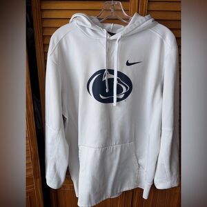 Nike White Hoodie with Penn State Nittany Lion Size XL